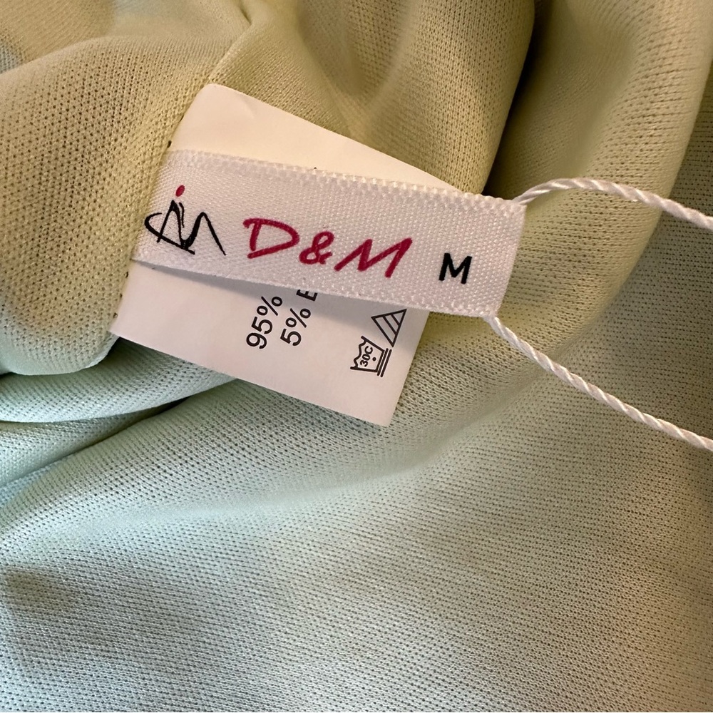 D&M Women’s Green Maxi Dress Evening Wedding Party Dress Size: Medium NWT - Picture 5 of 11